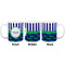 Alligators & Stripes Coffee Mug - 11 oz - White APPROVAL