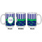 Alligators & Stripes Coffee Mug - 15 oz - White APPROVAL