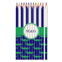 Alligators & Stripes Colored Pencils (Personalized)
