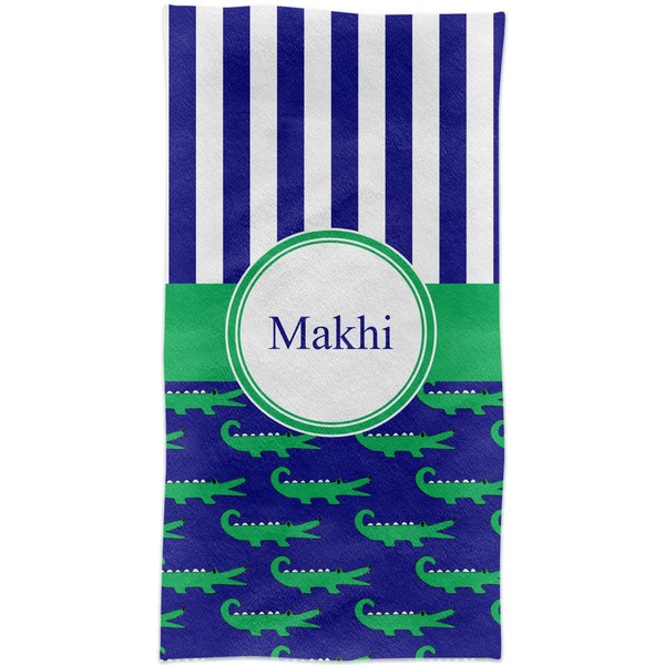 Alligators & Stripes Crib Comforter/Quilt - Apvl