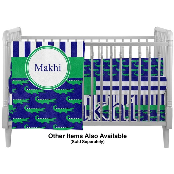 Alligators & Stripes Crib - Profile Sold Seperately