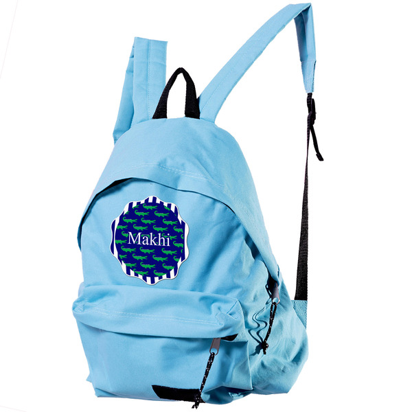 Alligators & Stripes Custom Shape Iron On Patches - XL single APPROVAL