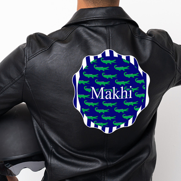 Alligators & Stripes Custom Shape Iron On Patches - XXXL - APPROVAL