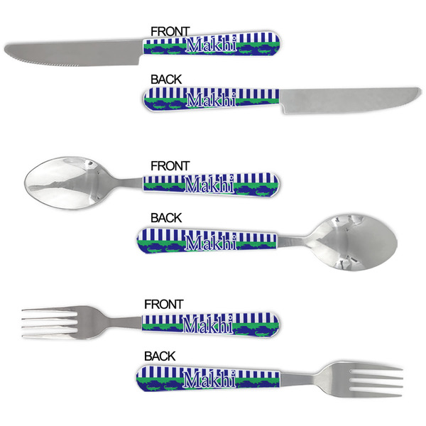 Alligators & Stripes Cutlery Set - APPROVAL