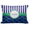 Alligators & Stripes Decorative Baby Pillowcase - 16"x12" (Personalized)