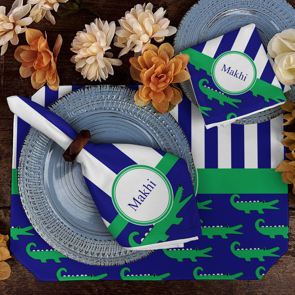 Alligators & Stripes Dining Set