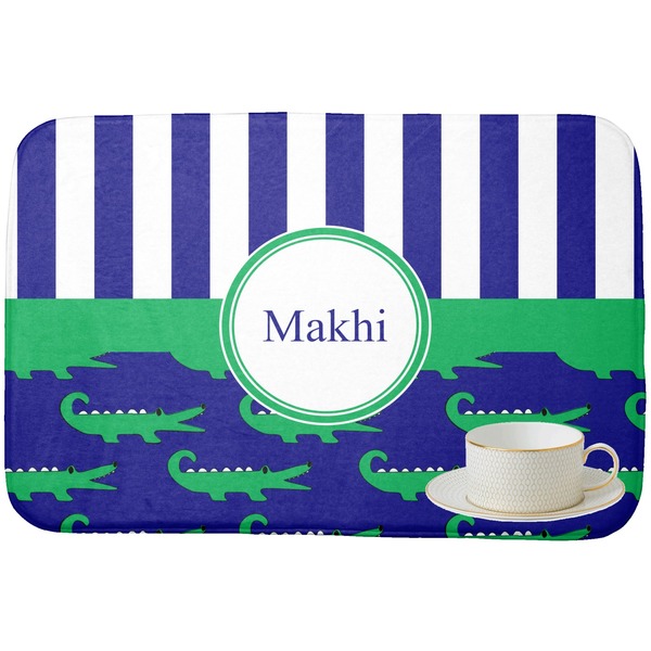 Alligators & Stripes Dish Drying Mat