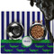 Alligators & Stripes Dog Food Mat - Large w/ Name or Text