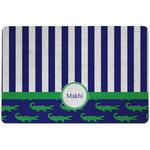Alligators & Stripes Dog Food Mat w/ Name or Text