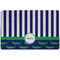 Alligators & Stripes Dog Food Mat w/ Name or Text