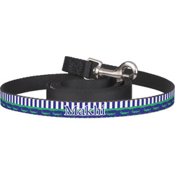 Alligators & Stripes Dog Leash (Personalized)