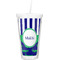 Alligators & Stripes  Double Wall Tumbler with Straw (Personalized)