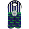 Alligators & Stripes Wine Tote Bag (2 Bottles) (Personalized)