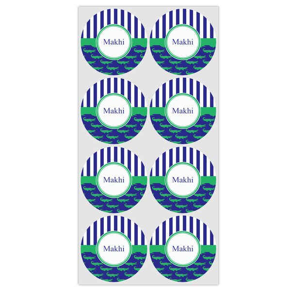 Alligators & Stripes Drink Topper - Medium - Set of 12