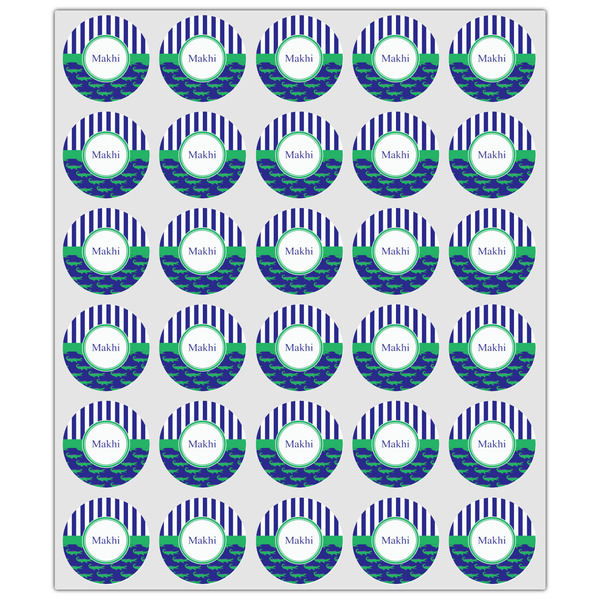 Alligators & Stripes Drink Topper - XSmall - Set of 30
