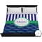 Alligators & Stripes Duvet Cover - King (Personalized)