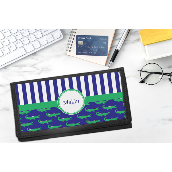 Alligators & Stripes DyeTrans Checkbook Cover - LIFESTYLE