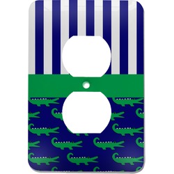 Alligators & Stripes Electric Outlet Plate (Personalized)