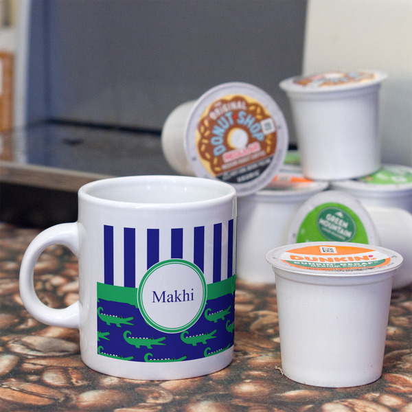 Alligators & Stripes Espresso Cup - Single Lifestyle