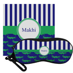 Alligators & Stripes Eyeglass Case & Cloth (Personalized)