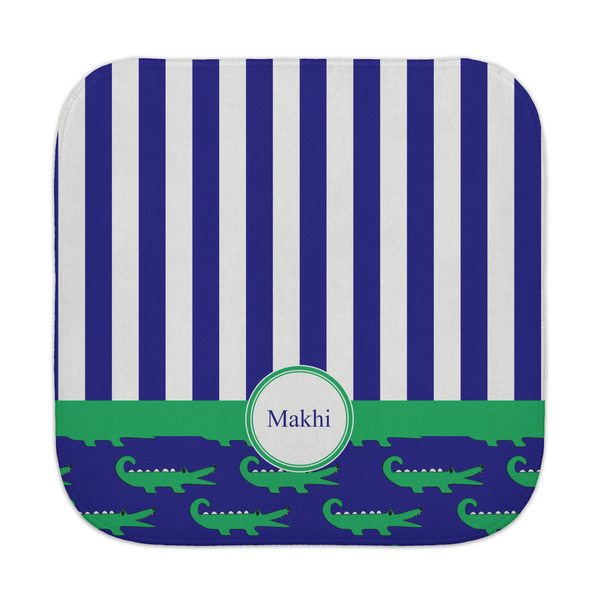 Custom Alligators & Stripes Face Towel (Personalized)