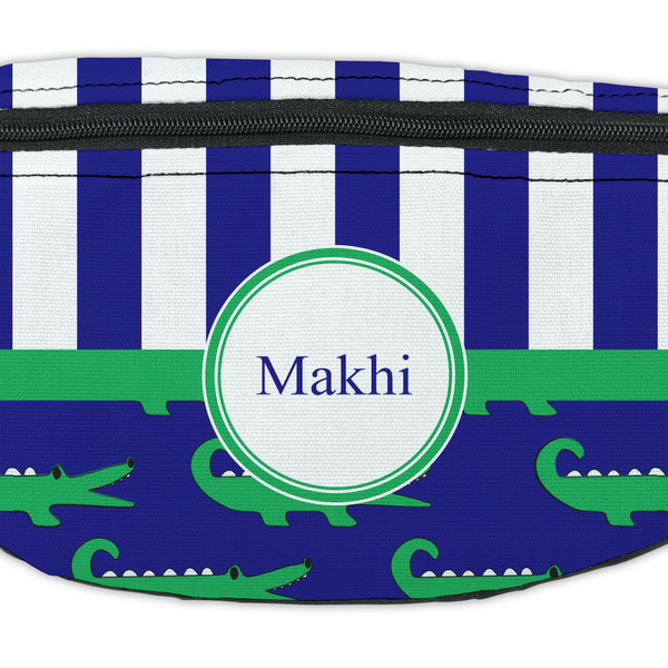 Alligators & Stripes Fanny Pack - Closeup