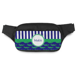 Alligators & Stripes Fanny Pack - Modern Style (Personalized)