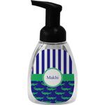 Alligators & Stripes Foam Soap Bottle - Black (Personalized)
