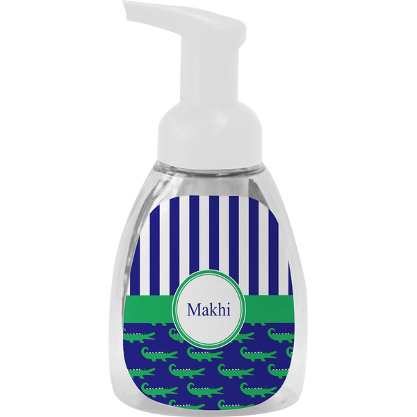 Custom Alligators & Stripes Foam Soap Bottle (Personalized)