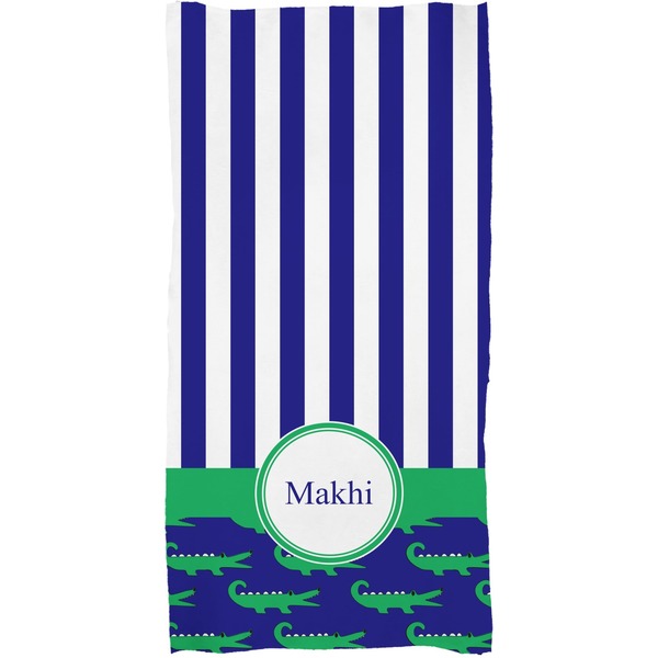 Alligators & Stripes Full Sized Bath Towel - Apvl