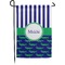 Alligators & Stripes Small Garden Flag - Double Sided w/ Name or Text
