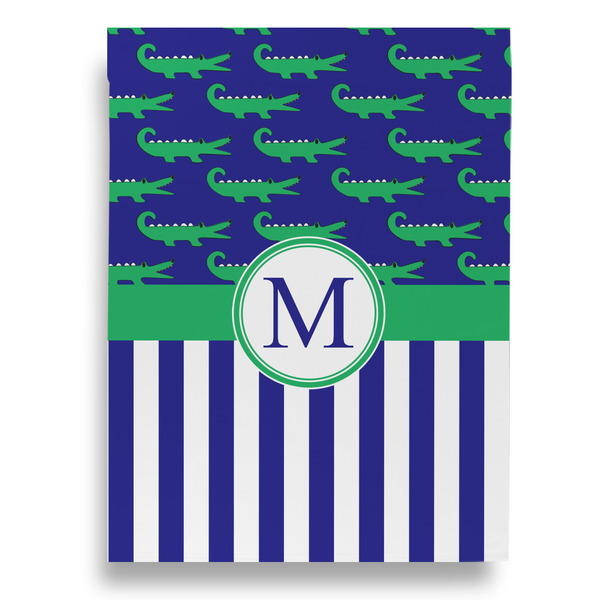 Alligators & Stripes Garden Flags - Large - Double Sided - BACK
