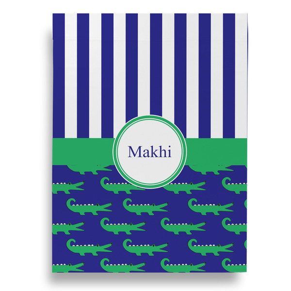 Alligators & Stripes Garden Flags - Large - Single Sided - FRONT