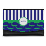 Alligators & Stripes Genuine Leather Women's Wallet - Small (Personalized)