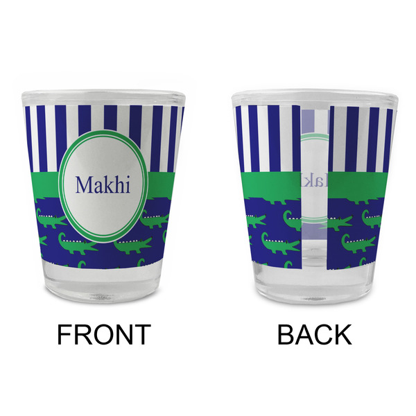 Alligators & Stripes Glass Shot Glass - Standard - APPROVAL