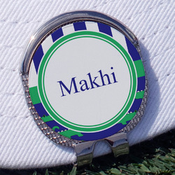 Alligators & Stripes Golf Ball Marker - Hat Clip