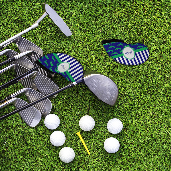 Alligators & Stripes Golf Club Covers - LIFESTYLE