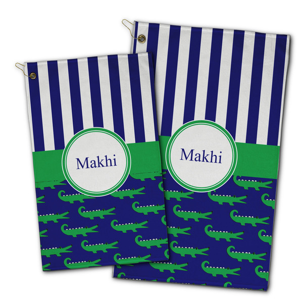 Alligators & Stripes Golf Towel - PARENT (small and large)