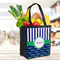 Alligators & Stripes Grocery Bag - LIFESTYLE