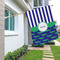 Alligators & Stripes House Flags - Double Sided - LIFESTYLE