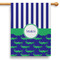 Alligators & Stripes 28" House Flag (Personalized)
