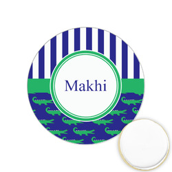 Alligators & Stripes Printed Cookie Topper - 1.25" (Personalized)