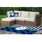 Alligators & Stripes Outdoor Mat & Cushions