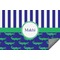 Alligators & Stripes Indoor / Outdoor Rug - 3'x5' (Personalized)