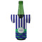 Alligators & Stripes Jersey Bottle Cooler - FRONT (on bottle)