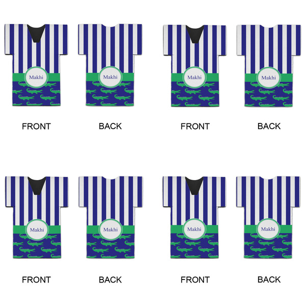 Alligators & Stripes Jersey Bottle Cooler - Set of 4 - APPROVAL