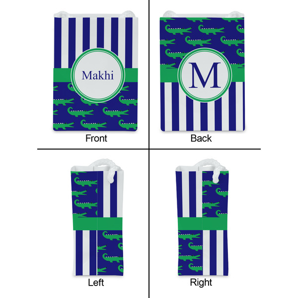 Alligators & Stripes Jewelry Gift Bag - Matte - Approval