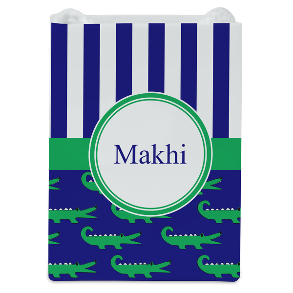 Alligators & Stripes Jewelry Gift Bag - Matte - Front