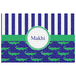 Alligators & Stripes Jigsaw Puzzle - 1000-piece (Personalized)