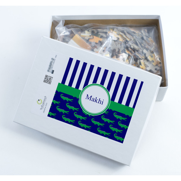 Alligators & Stripes Jigsaw Puzzle 252 Piece - Box